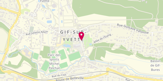 Plan de Caisse d'Epargne Gif-sur-Yvette, 18 Rue Alphonse Pécard, 91190 Gif-sur-Yvette