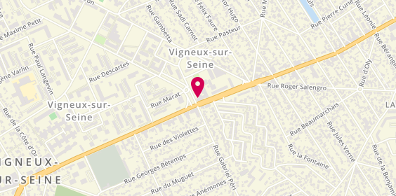Plan de Banque BCP Vigneux, 147 avenue Henri Barbusse, 91270 Vigneux-sur-Seine