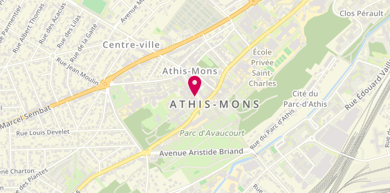 Plan de Caisse d'Epargne Athis-Mons Centre, le parc d'Ozonville
1 Ter Rue Valentin Conrart, 91200 Athis-Mons