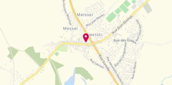 Plan de Crédit Mutuel, 14 Boulevard du Général de Gaulle, 61440 Messei