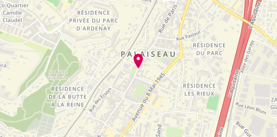 Plan de BNP Paribas, 117 Rue de Paris, 91120 Palaiseau