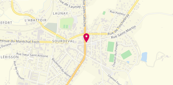 Plan de Agence de Sourdeval, 1 Rue Saint-Martin, 50150 Sourdeval