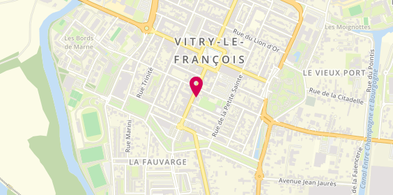Plan de LCL Banque et assurance, 20 Rue Aristide Briand, 51300 Vitry-le-François