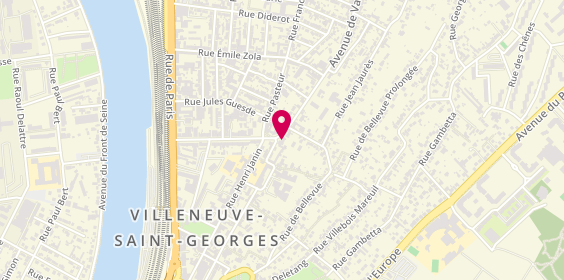 Plan de Caisse d'Epargne Villeneuve-Saint-Georges, 4 avenue de Valenton, 94190 Villeneuve-Saint-Georges