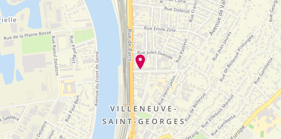 Plan de BNP Paribas - Villeneuve Saint Georges, 5 avenue Carnot, 94190 Villeneuve-Saint-Georges