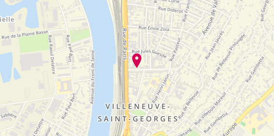 Plan de Crédit Mutuel, 7 avenue Carnot, 94190 Villeneuve-Saint-Georges