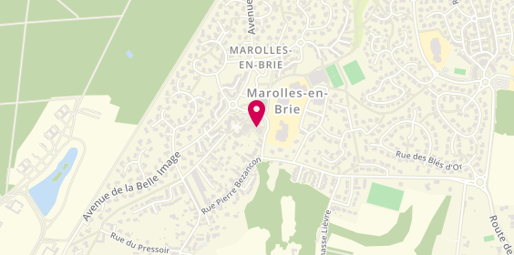 Plan de Caisse d'Epargne Marolles-en-Brie, 9 Rue des Marchands, 94440 Marolles-en-Brie
