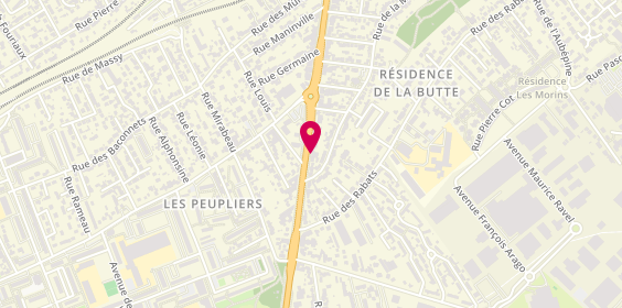 Plan de Banque Populaire Rives de Paris, 197 avenue De la Division Leclerc, 92160 Antony