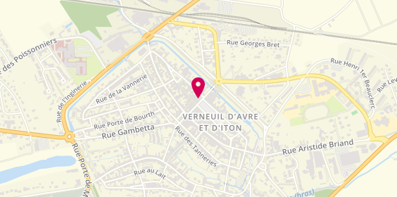 Plan de Caisse d'Epargne Verneuil sur Avre, 36 Place de la Madeleine Verneuil Sur Avre, 27130 Verneuil d'Avre et d'Iton