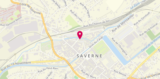 Plan de Agence Groupama Saverne, 1 Rue du Moulin, 67700 Saverne