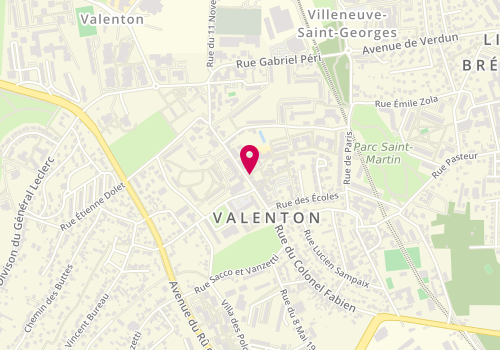 Plan de Cic Valenton, 27 Rue du Colonel Fabien, 94460 Valenton