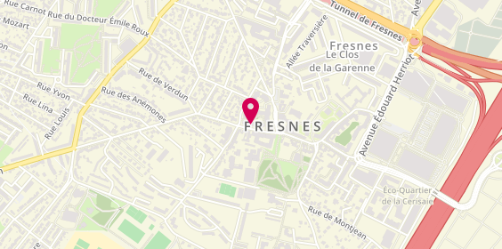 Plan de Caisse d'Epargne Fresnes, 3 Rue Maurice Ténine, 94260 Fresnes