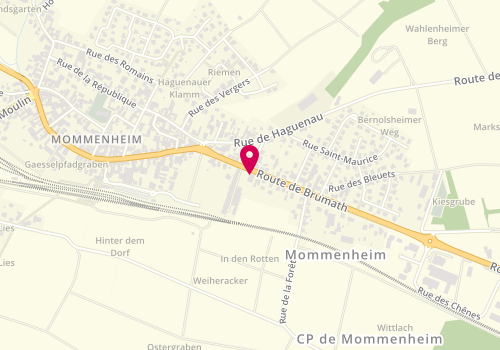 Plan de Crédit Mutuel, 22 Route de Brumath, 67670 Mommenheim