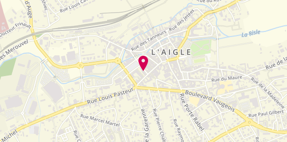 Plan de Agence de l'Aigle, 12 Rue René Vivien, 61300 L'Aigle