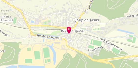 Plan de Caisse d'Epargne Jouy-en-Josas, 7 Rue Oberkampf, 78350 Jouy-en-Josas