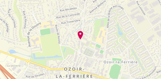 Plan de Bred Ozoir la Ferriere, 17 avenue du Général Leclerc, 77330 Ozoir-la-Ferrière
