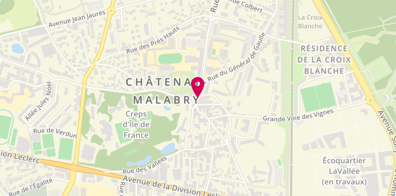 Plan de Cic Chatenay Malabry, 2 Rue Henri Marrou, 92290 Châtenay-Malabry