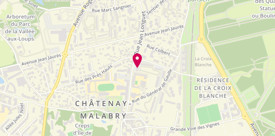 Plan de LCL, 55 Rue Jean Longuet, 92290 Châtenay-Malabry