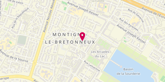 Plan de LCL, Centre Commercial La
Rue de la Sourderie, 78180 Montigny-le-Bretonneux
