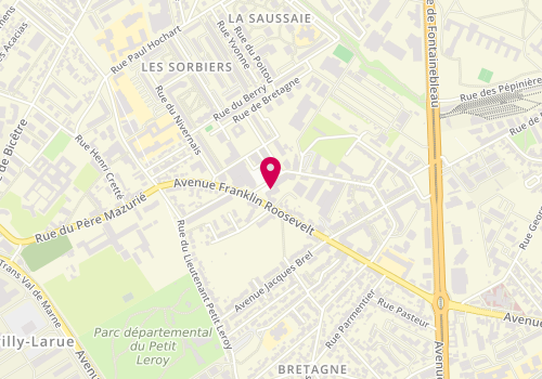 Plan de LCL Banque et assurance, 30 Rue Edith Piaf, 94550 Chevilly-Larue