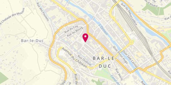 Plan de BNP Paribas - Bar le Duc, 37 Rue Jean Jacques Rousseau, 55000 Bar-le-Duc