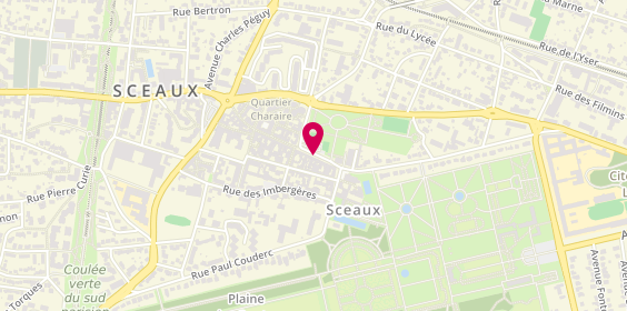 Plan de BNP Paribas - Sceaux, 27 Rue Houdan, 92330 Sceaux