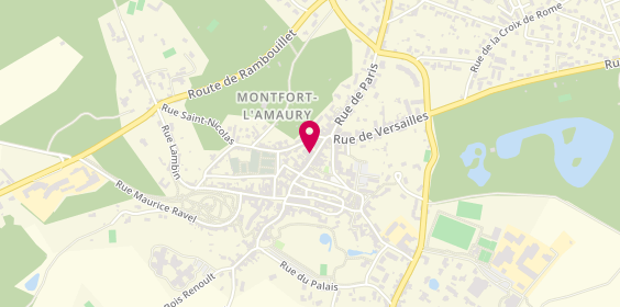Plan de Caisse d'Epargne Montfort-l'Amaury, 31 Rue de Paris, 78490 Montfort-l'Amaury