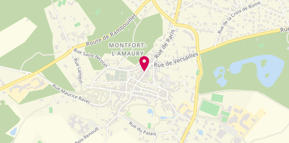 Plan de BNP Paribas - Montfort l'Amaury, 31-33 Rue de Paris, 78490 Montfort-l'Amaury