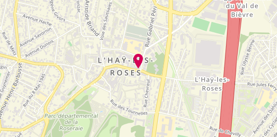 Plan de Caisse d'Epargne l'Hay-les-Roses, 45 Rue Jean Jaurès, 94240 L'Haÿ-les-Roses