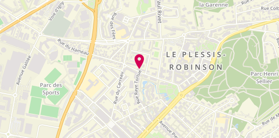 Plan de Caisse d'Epargne le Plessis-Robinson, 3 avenue Aristide Briand, 92350 Le Plessis-Robinson
