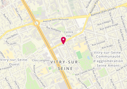 Plan de Sg, 13 avenue de l'Abbé Roger Derry, 94400 Vitry-sur-Seine