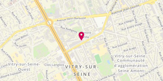 Plan de Caisse d'Epargne Vitry-sur-Seine, 1 avenue du Général Leclerc, 94400 Vitry-sur-Seine