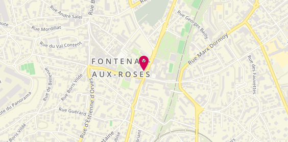 Plan de Bnp Paribas, 1 avenue Jeanne et Maurice Dolivet, 92260 Fontenay-aux-Roses