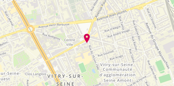 Plan de Crédit Mutuel, 1 avenue de l'Abbé Roger Derry, 94400 Vitry-sur-Seine