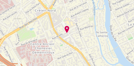 Plan de Bnpparibas, 58-60 Rue du Général Leclerc, 94000 Créteil