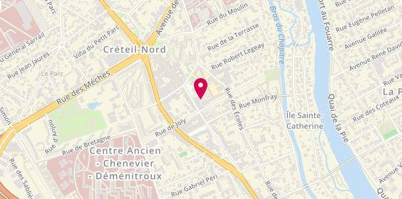 Plan de Caisse d'Epargne Creteil Village, 53 Rue du Général Leclerc, 94000 Créteil