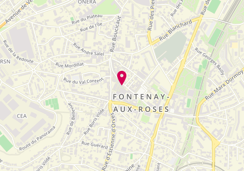 Plan de LCL, 87 Rue Boucicaut, 92260 Fontenay-aux-Roses