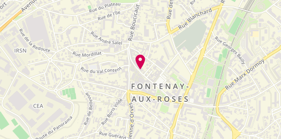 Plan de Caisse d'Epargne Fontenay-aux-Roses, 84 Rue Boucicaut, 92260 Fontenay-aux-Roses