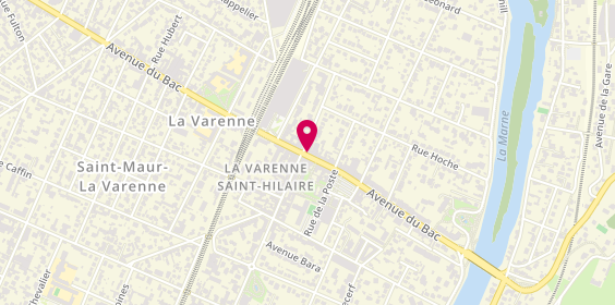 Plan de Caisse d'Epargne la Varenne Saint-Hilaire, 81 Bis avenue du Bac, 94210 Saint-Maur-des-Fossés