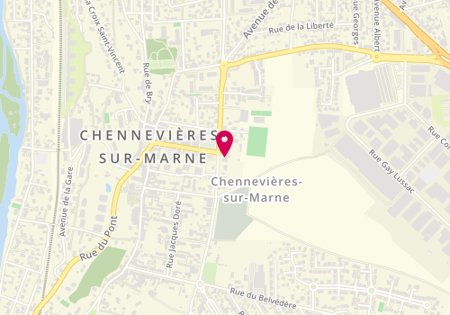 Plan de Sg, 42 Rue Aristide Briand, 94430 Chennevières-sur-Marne