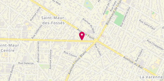 Plan de Banque BCP Saint-Maur-des-Fossés, 187 Boulevard de Créteil, 94100 Saint-Maur-des-Fossés