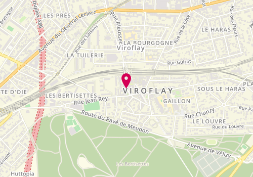Plan de Sg, 58 Rue Rieussec, 78220 Viroflay