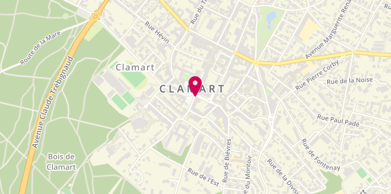 Plan de HSBC - Agence Clamart Mairie, 1 Bis Rue Eglise, 92140 Clamart