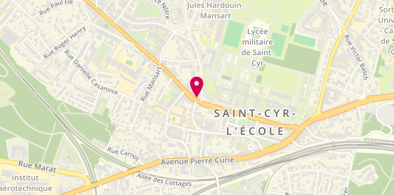Plan de Caisse d'Epargne Saint-Cyr-l'Ecole, 2 Rue Gabriel Péri, 78210 Saint-Cyr-l'École