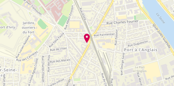 Plan de BNP Paribas - Vitry Sur Seine Gare, 1 Bis Rue Jules Ferry, 94400 Vitry-sur-Seine