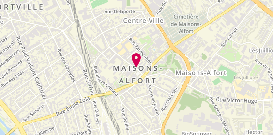 Plan de Caisse d'Epargne Maisons-Alfort Mairie, 73 avenue du Général de Gaulle, 94700 Maisons-Alfort