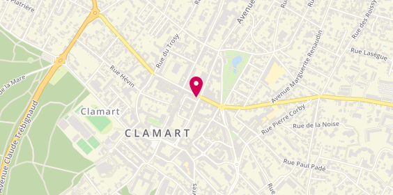 Plan de Cic Clamart, 11 Rue Paul Vaillant Couturier, 92140 Clamart