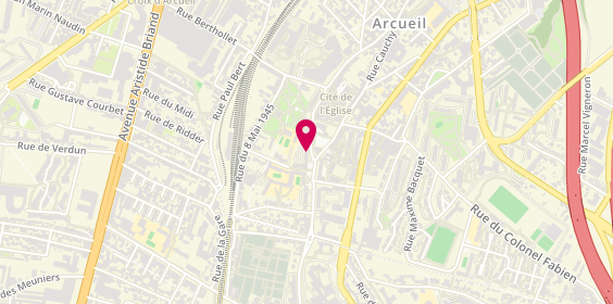 Plan de BNP Paribas - Arcueil, 29 Rue Emile Raspail, 94110 Arcueil