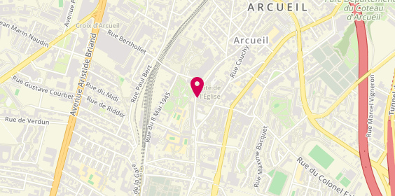 Plan de Crédit Agricole, 34 Rue Emile Raspail, 94110 Arcueil