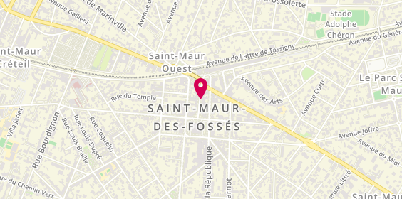 Plan de Mn Saint Maur, 7 avenue Charles de Gaulle, 94100 Saint-Maur-des-Fossés